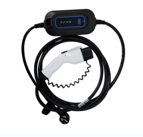 PS3505E07. Portable AC240V;  32A;  7KW home type 2 electric vehicle smart charger.
