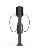 PS2201E22. Wall-mounted / column type AC230V;  16A;  22KW household type 2 electric vehicle intelligent charger.