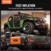 VEVOR 6CFM Tire Inflator with Pressure Gauge, 12V Heavy Duty Air Compressor 150PSI Portable Tire Inflator for Car, SUV, RV, Truck (up to 35 Inch Tires