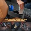 Car Seam Cup Holder Seat Gap Wedge Drink Storage Organizer Console Side Pocket Mount Stand