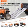 VEVOR Aluminum Ramps, 8810 lbs, Heavy-duty Ramps with Top Hook Attaching End, Universal Loading Ramp for Motorcycle, Tractor, ATV/UTV, Trucks, Lawn Mo