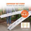 VEVOR Aluminum Ramps, 8810 lbs, Heavy-duty Ramps with Top Hook Attaching End, Universal Loading Ramp for Motorcycle, Tractor, ATV/UTV, Trucks, Lawn Mo