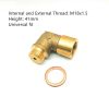 O2 Oxygen Sensor Extender Adapter Angled Bung Extension Spacer Brass