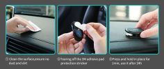 Magnetic Car Phone Holder Center Console 360¬∞Rotating Magnetic Phone Holder Automotive Products Plastic Spraying Metal Paint Aluminum Alloy Metal