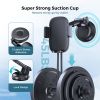 Car Phone Holder Mount [Military-Grade Suction & Stable Hook] Phone Mount for Car Windshield Dashboard Air Vent Universal Hands-Free Automobile Mounts