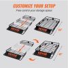 VEVOR Roof Rack Cargo Basket, 64" x 39" x 6" Rooftop Cargo Carrier with Extension, Heavy-duty 200 LBS Capacity Universal Roof Rack Basket, Luggage Hol