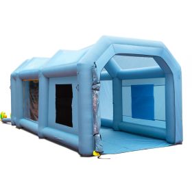 VEVOR Inflatable Paint Booth, 13x10x9ft, 900W High Powerful Blowers With a Tent Air Filter System (size: 20 x 10 x 8 ft)