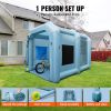 VEVOR Inflatable Paint Booth, 13x10x9ft, 900W High Powerful Blowers With a Tent Air Filter System