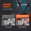 VEVOR Hydraulic Motorcycle Lift Jack, 1500 LBS Capacity ATV Scissor Lift Jack, Portable Motorcycle Lift Table with 4 Wheels, Hydraulic Foot-Operated H