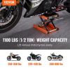 VEVOR Hydraulic Motorcycle Lift Jack, 1500 LBS Capacity ATV Scissor Lift Jack, Portable Motorcycle Lift Table with 4 Wheels, Hydraulic Foot-Operated H
